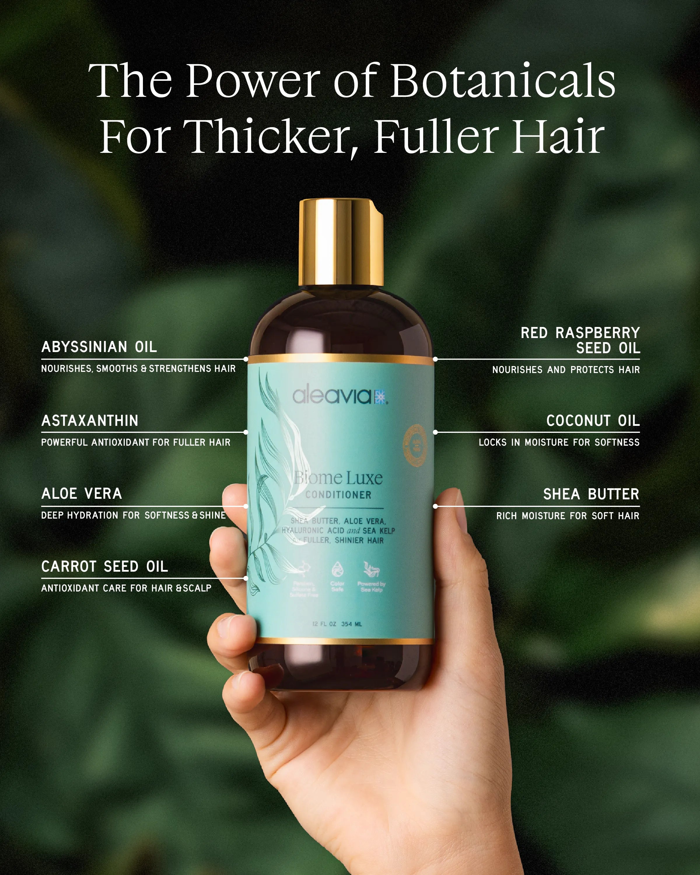 Aleavia Biome Luxe Conditioner Thicker Fuller Hair