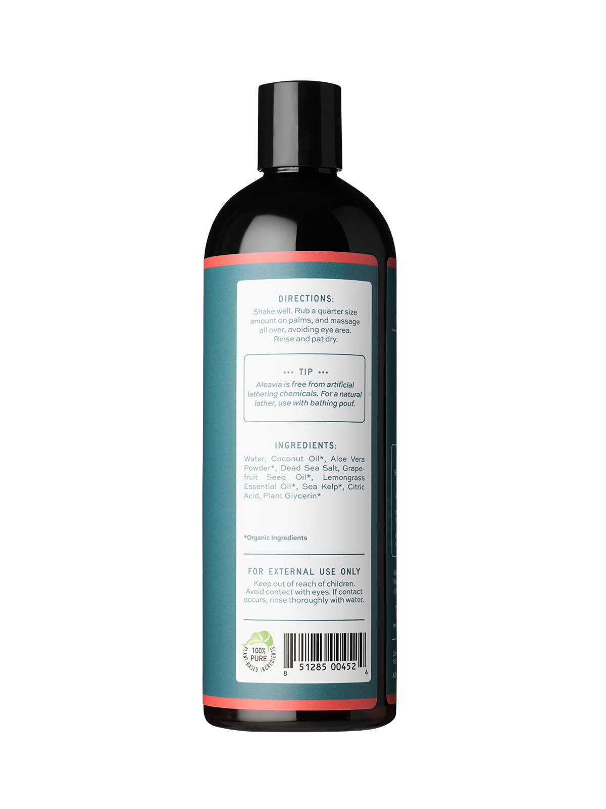 Aleavia Citrus Bliss Body Cleanse Probiotic Body Wash