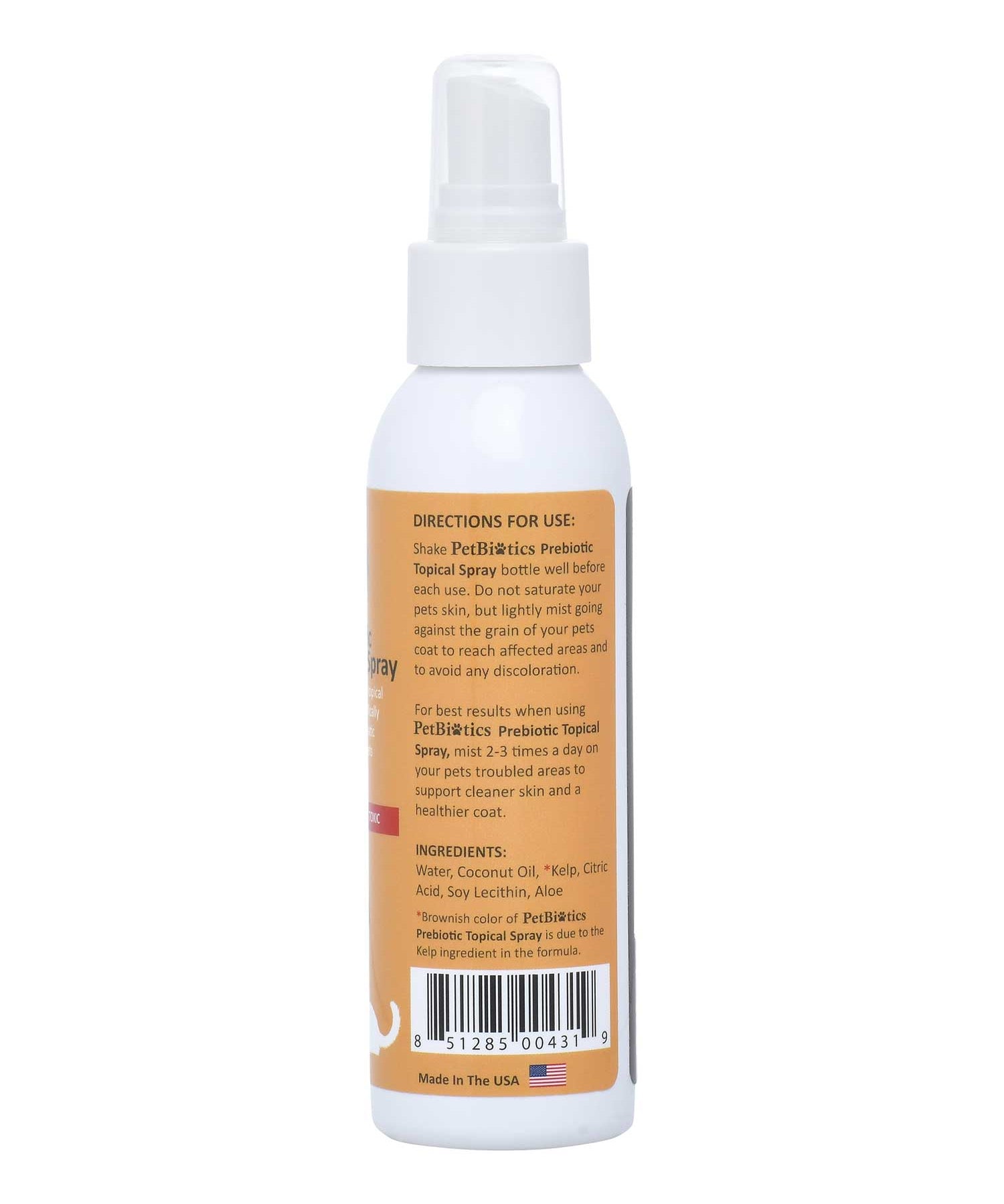 Petbiotics Prebiotic Topical Spray for Dogs & Pets