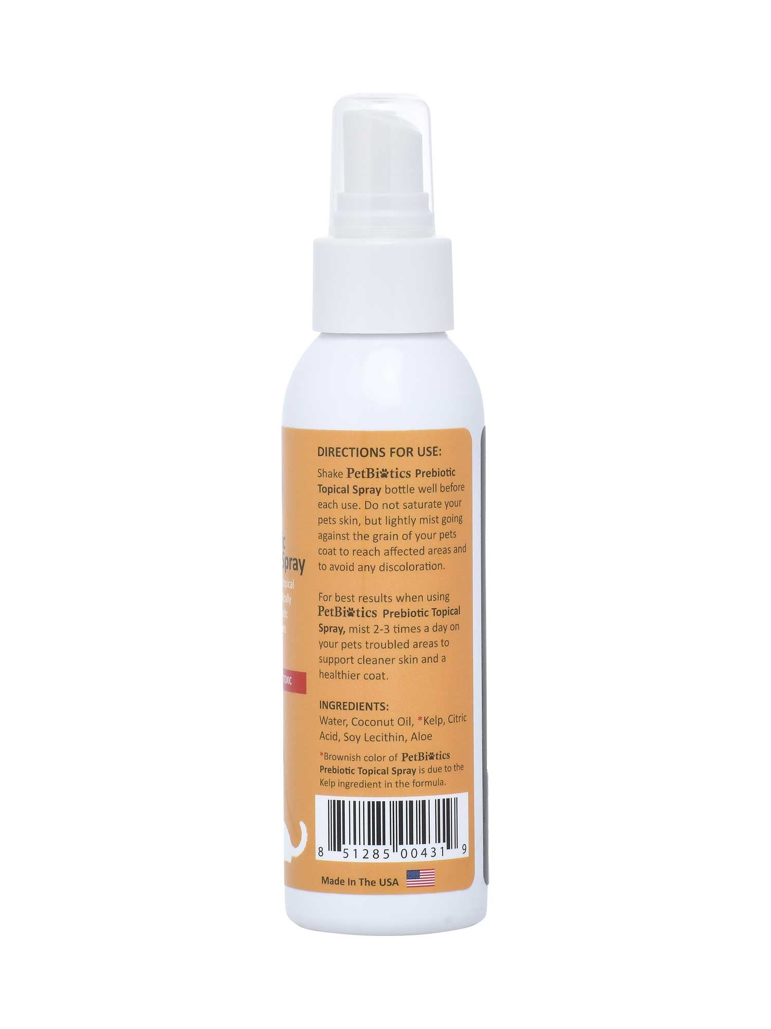 Petbiotics Prebiotic Topical Spray for Dogs & Pets