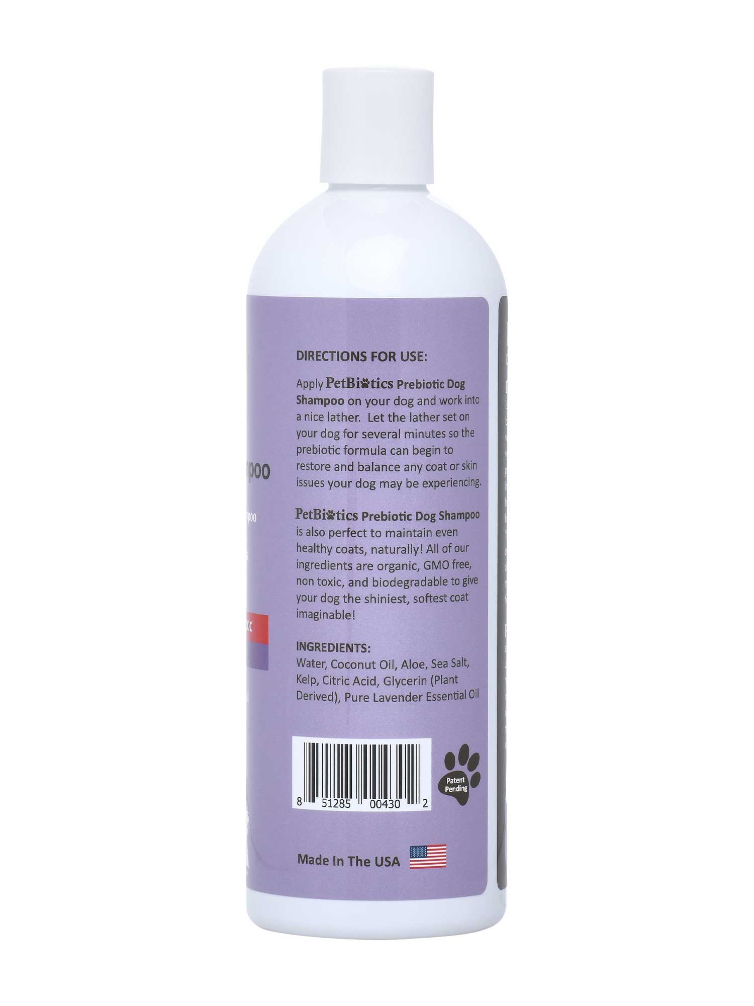 Petbiotics Prebiotic Lavender Dog Shampoo