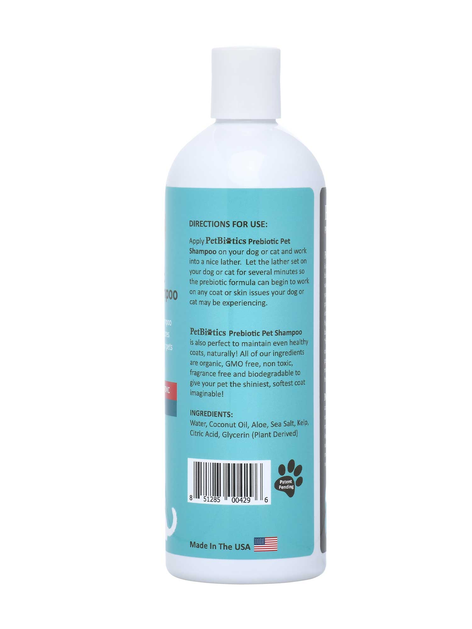 Petbiotics Prebiotic Unscented Prebiotic Pet Shampoo
