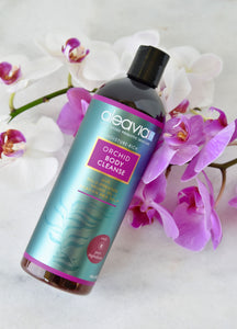 Prebiotic orchid body wash on some orchids
